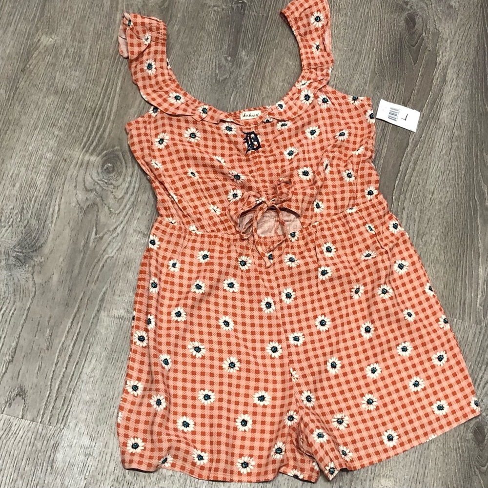 Detroit Tigers game day tailgate romper